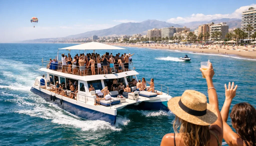 Torremolinos Party Boats for Your Best Beach Day